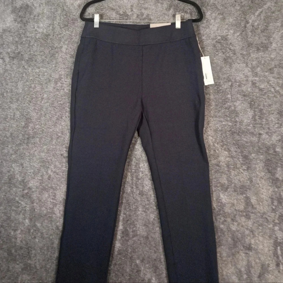Soft surroundings the perfect Ponte straight leg pants full length size Medium w - Picture 2 of 8